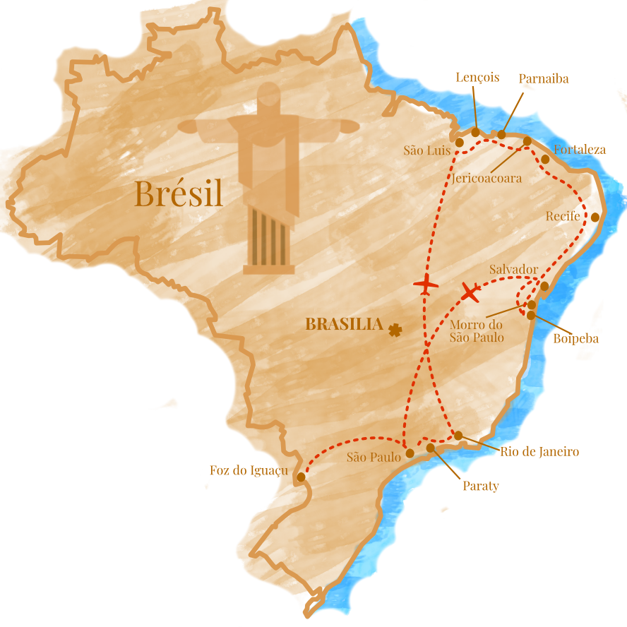Voyage Brésil - Circuit sur Mesure